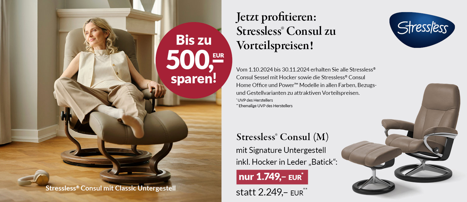 Stressless® Consul zu Vorteilspreisen bei Möbel RiVo